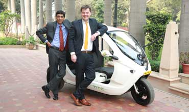 Sweden's smart electric 3-wheeler Zbee starts off its first ride in India 