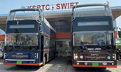 Switch EiV 22 open-roof double decker electric buses for Kerala state capital