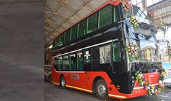 Switch Mobility delivers first set of e-double decker buses to BEST