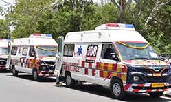 Tata Motors supplies 25 ambulances to Gujarat Govt;  Gets order for 115