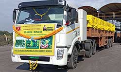 UltraTech enables green mobility for clinker with electric trucks