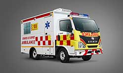VE Commercial Vehicles launches Eicher Skyline Ambulance