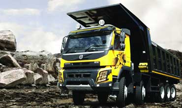 Volvo Trucks launches the largest capacity multiaxle dump trucks 