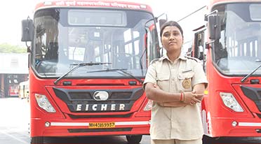 Women opt for driving commercial vehicles thanks to Eicher City Midi Bus