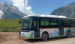 eBuses in Ladakh, establishing a strong example for climate change