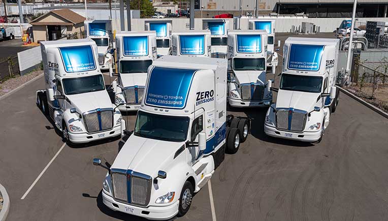 Toyota, Kenworth prove fuel cell electric truck capabilities 
