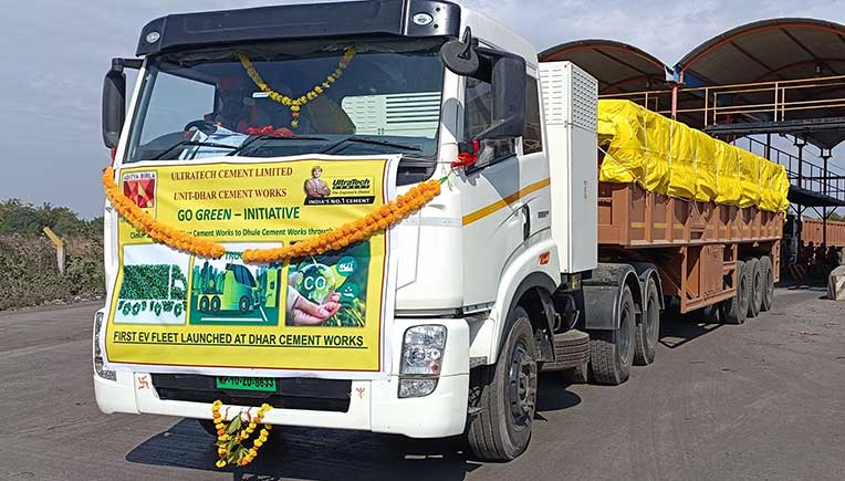 UltraTech enables green mobility for clinker with electric trucks