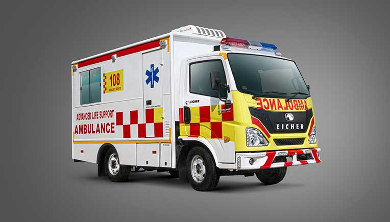 VE Commercial Vehicles launches Eicher Skyline Ambulance