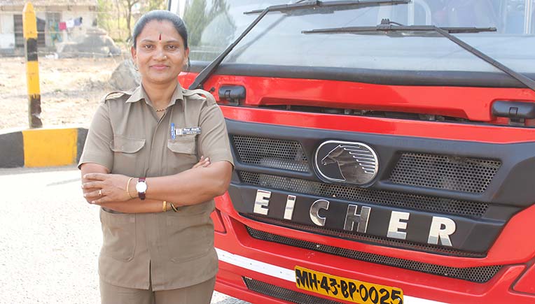 Women opt for driving commercial vehicles thanks to Eicher City Midi Bus