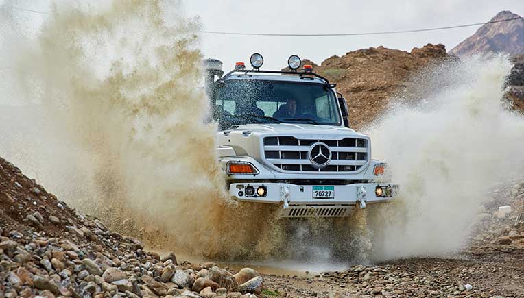 World premiere of new Mercedes-Benz Zetros truck