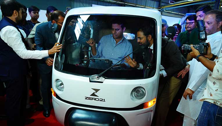 Zero21 unveils 2 new high-speed electric 3-wheelers at Zaheerabad plant
