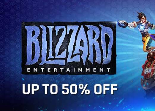 e-xpress Interactive promotion, up to 50% off on Blizzard games