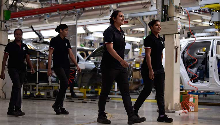 An all-women crew manufactures 50,000th MG Hector in Gujarat