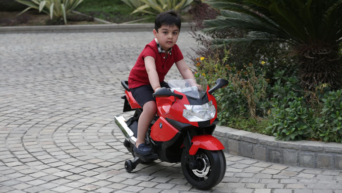 Young rider Viaan Ambawata