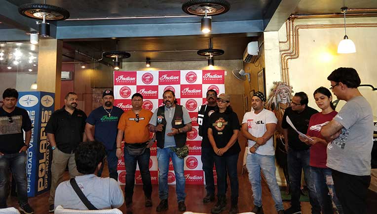 The owner riders of Indian Motorcycle talking about the girl child education cause
