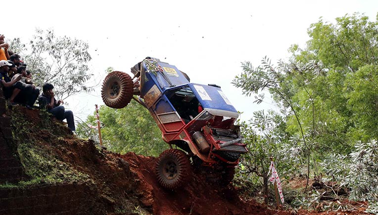 A participant during the Isuzu RFC 2018 rally