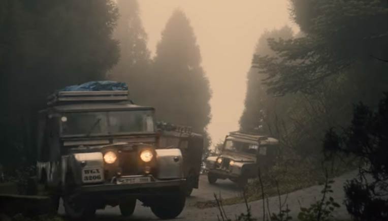 Video grab of the Land Rover film