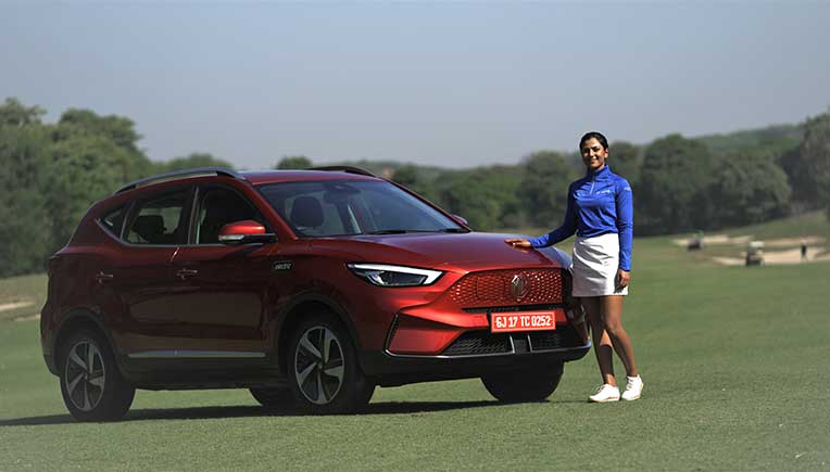 MG Motor fosters young talent; partners with pro golfer Tvesa Malik