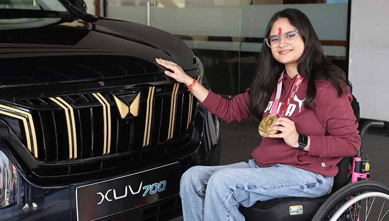 Mahindra’s champion offer to Tokyo Paralympic 2021 shooter