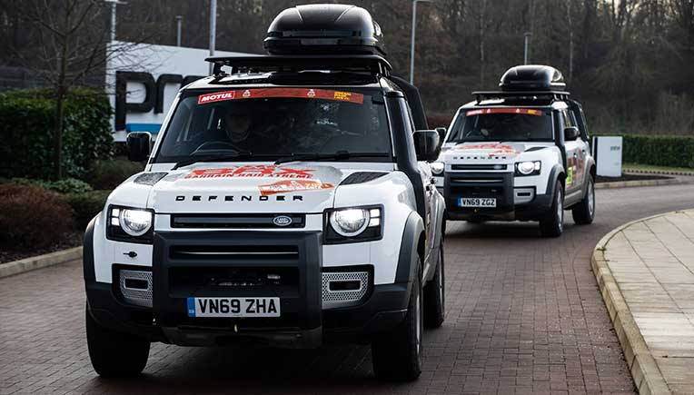 New Land Rover Defender 110 to play vital role in Dakar 2021