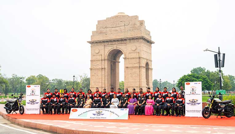 TVS Motor Company partners with Indian Army for all-women motorcycle rally 