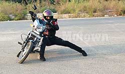 A motorcycle stunt rider’s tryst with TVS XL100 moped