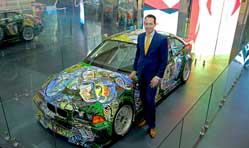 BMW Art Car by Sandro Chia celebrates its 25th anniv in India 
