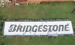 Bridgestone India creates world record to make largest tyre image