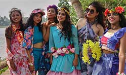 Fashion show on a boat amidst Kerala’s scenic backwaters