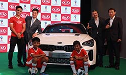 Kia Motors announces India’s first ever official match ball carriers 2018 for FIFA World Cup Russia