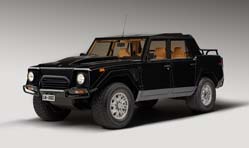 Lamborghini goes nostalgic with its first SUV, the LM002