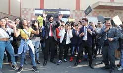Maruti Suzuki organises a flash mob to promote seat belt usage