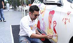 Mercedes-Benz E-Class becomes a canvas for artist Jai Ranjit