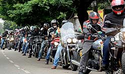 More than 500 Triumph riders ride to support girl child education