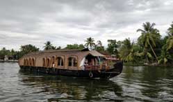 Steering through the backwaters of Kerala