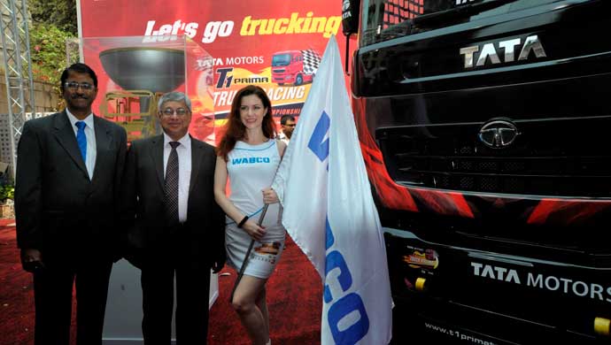 V Ramanathan, VP Sales and Marketing, WABCO India with Ravi Pisharody, ED-Commercial Vehicles, Tata Motors