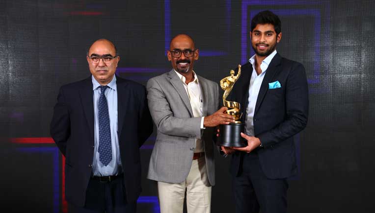 Hyderabad’s speed sensation Anindith Reddy was crowned ‘FMSCI National MotorSports Person of the Year 2017’ 