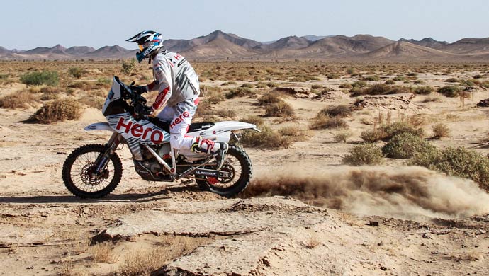 Stage 3 of the Afriquia Merzouga Rally in Morocco