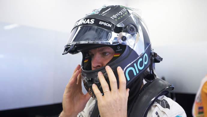 Nico Rosberg in Baku; Pic courtesy Daimler