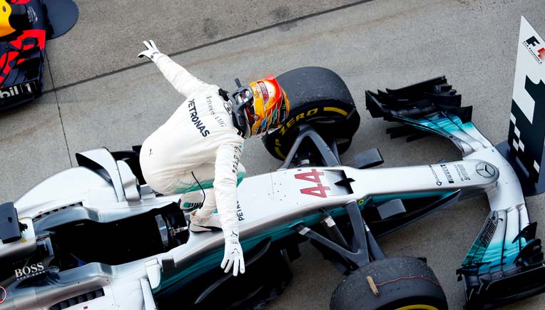 Lewis Hamilton Picture courtesy Daimler