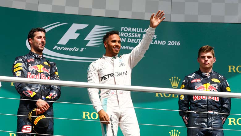 Lewis Hamilton; Picture courtesy Daimler