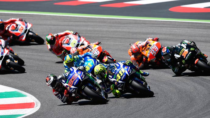 MotoGP in progress in Italy