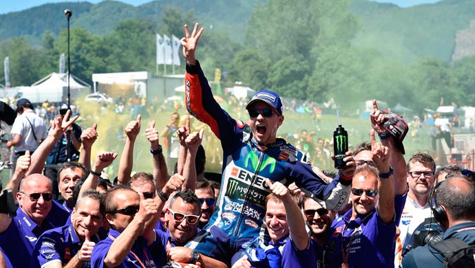Movistar Yamaha MotoGP’s Jorge Lorenzo continued his momentum 