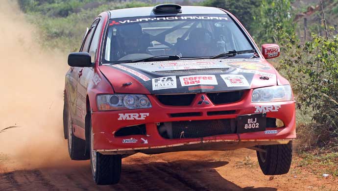 Lohitt Urs (co-driver Shrikant Gowda), who won the FIA Asia Cup and the 2015 FMSCI Indian Rally Championship on the concluding day of the Coffee Day India Rally