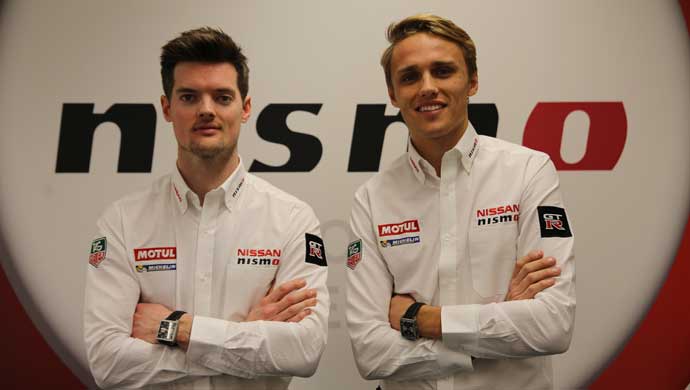 Alex Buncombe (Left) and Max Chilton (Right) 2015 Nissan Nismo Driver LMP1