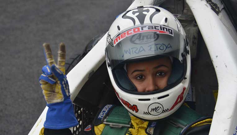 Vadodara’s young racer Mira Erda