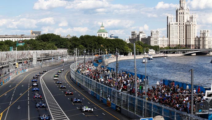 The eprix event in Moscow