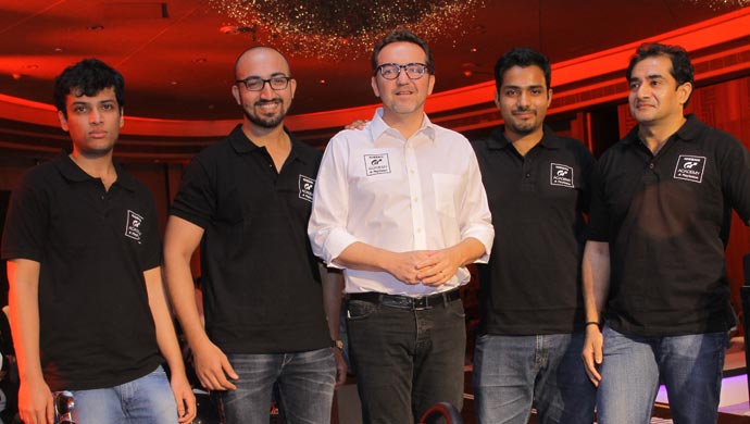 Past winners with Sicard of Nissan India