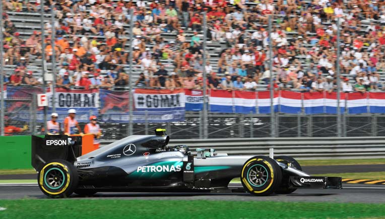 Nico Rosberg during qualifying; Pic courtesy Daimler