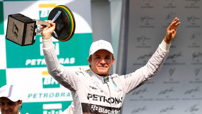 Nico Rosberg, the winner; Picture courtesy Daimler